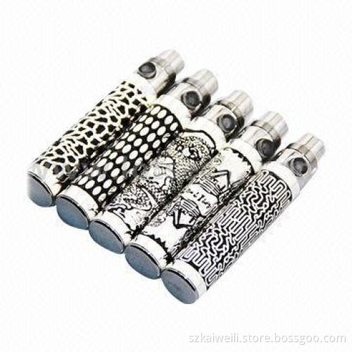 E-cigarette rechargeable battery with 2.5 to 3hrs charging time